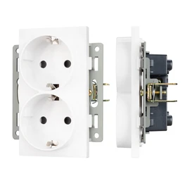 Фото #1 товара Механизм электрической розетки SCT-MEUD-PL-WH (250V, 16A) (Arlight, -)