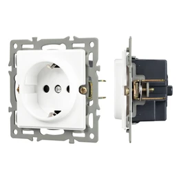 Фото #1 товара Механизм электрической розетки SCT-GP-MEU-PL-WH (250V, 16A) (Arlight, -)