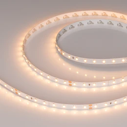 Фото #1 товара Светодиодная лента RT-A80-8mm 24V Warm2400 (6 W/m, IP20, 2835, 5m) (Arlight, высок.эфф.150 лм/Вт)