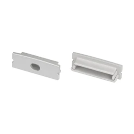 Фото #1 товара Заглушка LINE-3010 SILVER с отверстием (Arlight, Пластик)