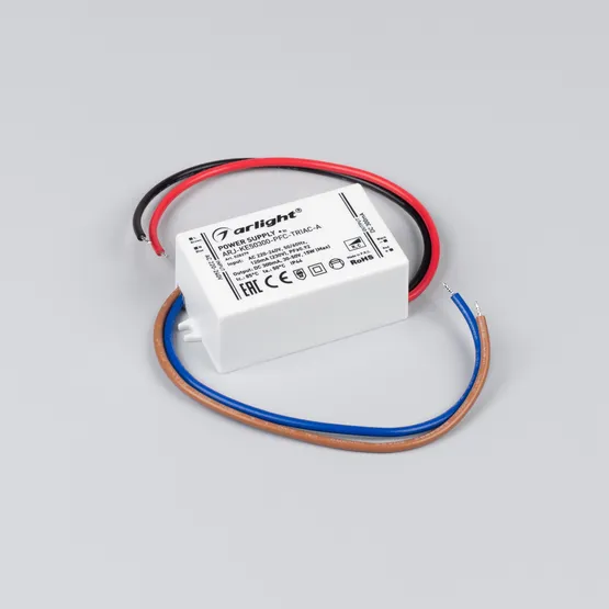 Фото #2 товара Блок питания ARJ-KE50300-PFC-TRIAC-A (15W, 300mA) (Arlight, IP44 Пластик, 5 лет)