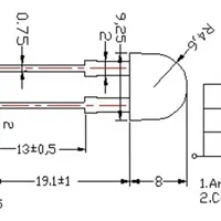 Фото #3 товара Светодиод ARL-10080UYC4-80 (Arlight, 10мм (круглый))