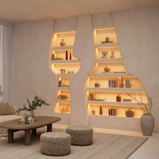 Фото #5 товара Светодиодная лента UL-A168-8mm 24V White-MIX-CX2 (18 W/m, IP20, 5m) (Arlight, резка 2 светодиода)