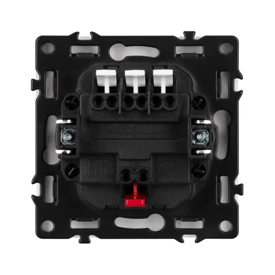 Фото #3 товара Механизм выключателя трехклавишный непроходной SWT-NOBE-MK03-SFPL-IS (230V, 10A) (Arlight, Никель)