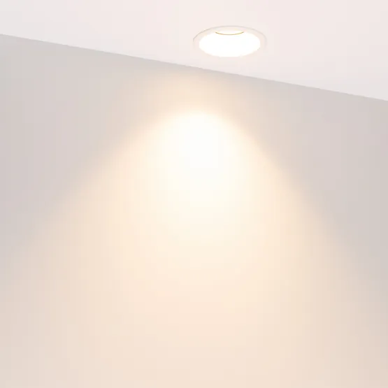 Фото #2 товара Светильник MS-FLOW-BUILT-R85-12W Warm3000 (WH, 38 deg, 230V) (Arlight, IP20 Металл, 5 лет)