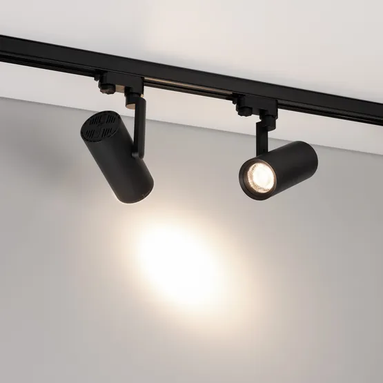 Фото #10 товара Светильник LGD-URANUS-4TR-R75-18W/25W Warm3500-MIX (BK, 20-50 deg, side holder, 230V) (Arlight, IP20 Металл, 5 лет)