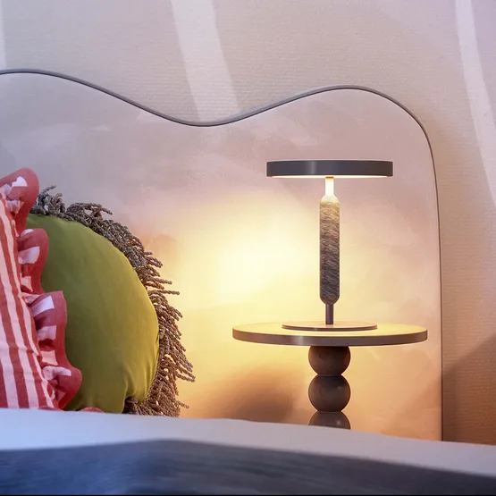 Фото #2 товара Светильник SP-ALYSS-TAB-R22.5x30-5W Warm3200-MIX (GR-DG, 110 deg, 230V) (Arlight, IP20, Мрамор, 5 лет)