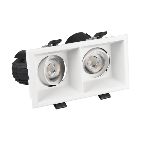 Фото #7 товара Светильник MS-FLOW-BUILT-S157x85-2x12W Day4000 (WH, 55 deg, 230V) (Arlight, IP20 Металл, 5 лет)