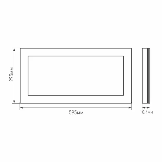 Фото #5 товара Панель IM-300x600A-18W Day White (Arlight, IP40 Металл, 3 года)