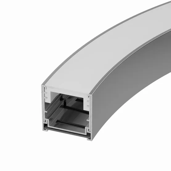 Фото #1 товара Профиль LINE-3535-BENT-SIDE-2000 ANOD (Arlight, Алюминий)
