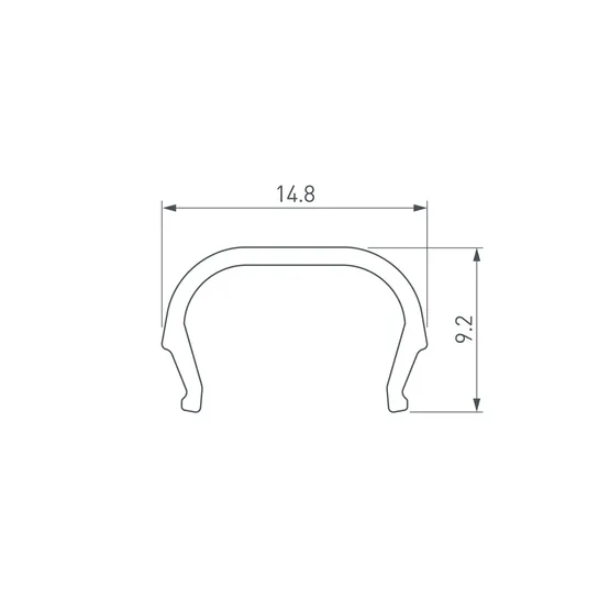 Фото #2 товара Экран LINE-D-1515-2000 OPAL (Arlight, Пластик)