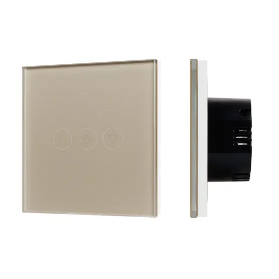 Фото #1 товара Светорегулятор сенсорный с Zigbee управлением SWT-OMALI-SD3-ZB-GD (250V, 500W) (Arlight, Стекло)