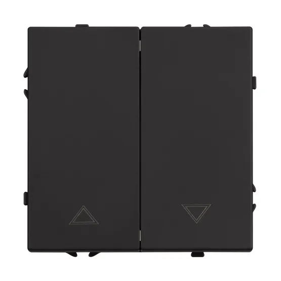 Фото #2 товара Механизм выключателя управления шторами SWT-NOBE-MKR2-SFPL-BK (230V, 10A) (Arlight, -)