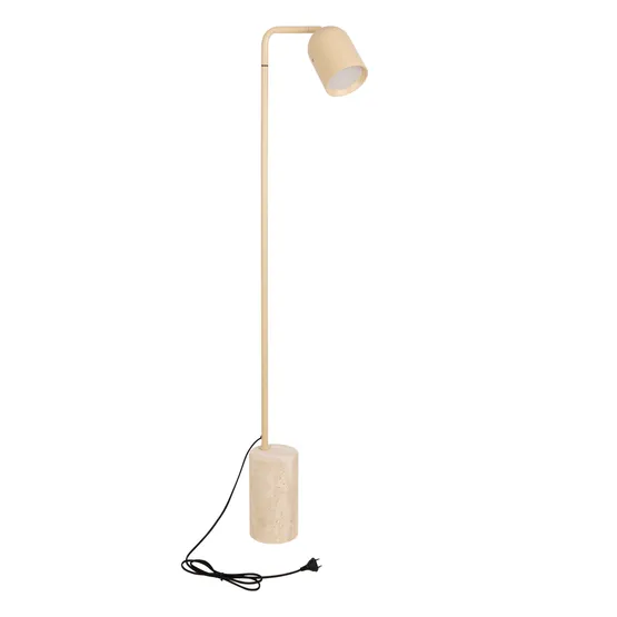 Фото #2 товара Светильник SP-MASON-FLOOR-R143-6W Warm3200-MIX (BG, 120 deg, 230V) (Arlight, IP20, Травертин, 5 лет)