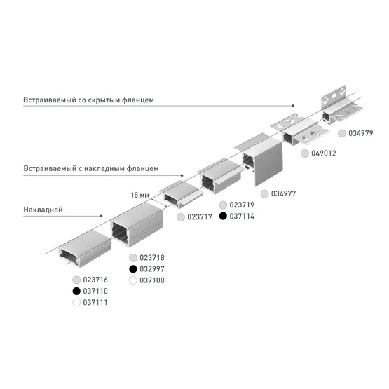 Фото #4 товара Профиль SL-LINIA16-FANTOM-2000 ANOD (Arlight, Алюминий)