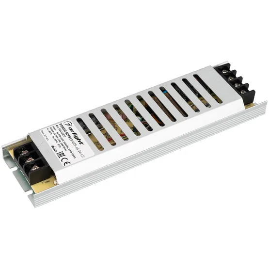 Фото #1 товара Блок питания ARS-60-24-LS (24V, 2.5A, 60W) (Arlight, IP20 Сетка, 2 года)