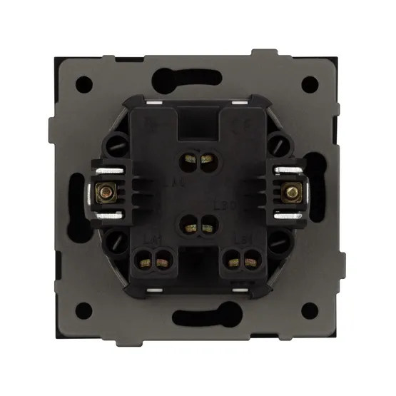 Фото #3 товара Механизм выключателя двухклавишный непроходной SWT-TENDO-MK02-PL-GR (230V, 10A) (Arlight, -)