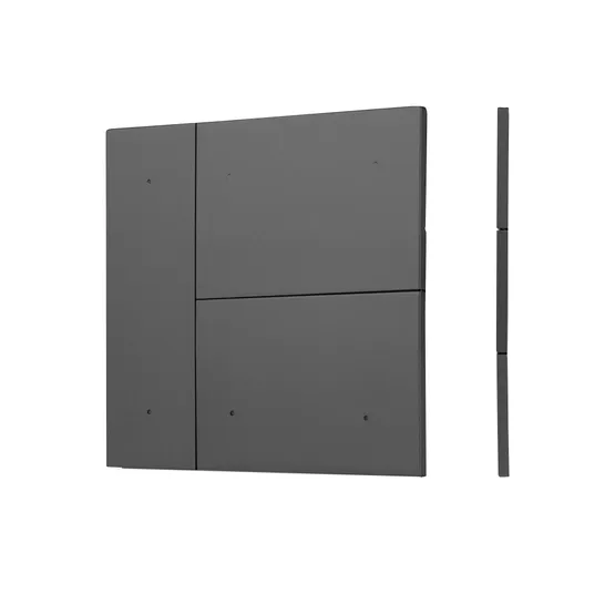 Фото товара INTELLIGENT ARLIGHT Накладка панели KNX-23-3G-SUF Dark Grey (Backlight) (IARL, IP20 Металл, 2 года)