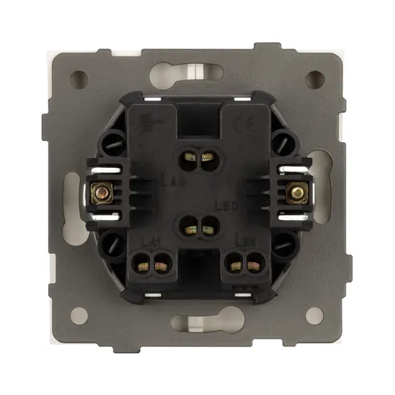 Фото #2 товара Механизм выключателя двухклавишный непроходной SWT-TENDO-MK02-SFPL-WH (230V, 10A) (Arlight, -)