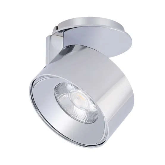 Фото #1 товара Модуль светодиодный PLURIO-LAMP-R77-9W Warm3000 (CHR, 36 deg, 2-2, 38V, 200mA) (Arlight, Металл)