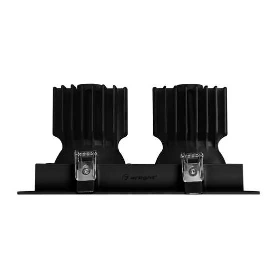 Фото #4 товара Светильник MS-VORTEX-BUILT-S210x117-2x20W Warm3000 (BK-BK, 40 deg, 230V) (Arlight, IP20 Металл, 5 лет)