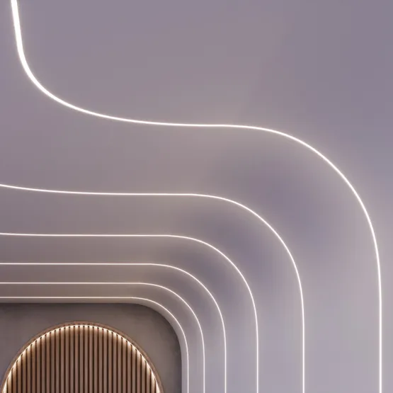 Фото #6 товара Силиконовый профиль WPH-FLEX-1616-TWIST-S11-20m WHITE (Arlight, Силикон)