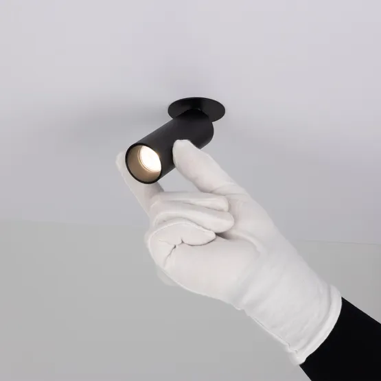 Фото #2 товара Светильник SP-NUANCE-BUILT-FLAP-R35-7W Warm3000 (BK, 36 deg, 230V) (Arlight, IP40 Металл, 5 лет)