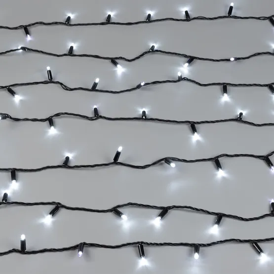 Фото #3 товара Светодиодная гирлянда ARD-STRING-CLASSIC-10000-BLACK-100LED-FLASH WHITE (230V, 7W) (Ardecoled, IP65)