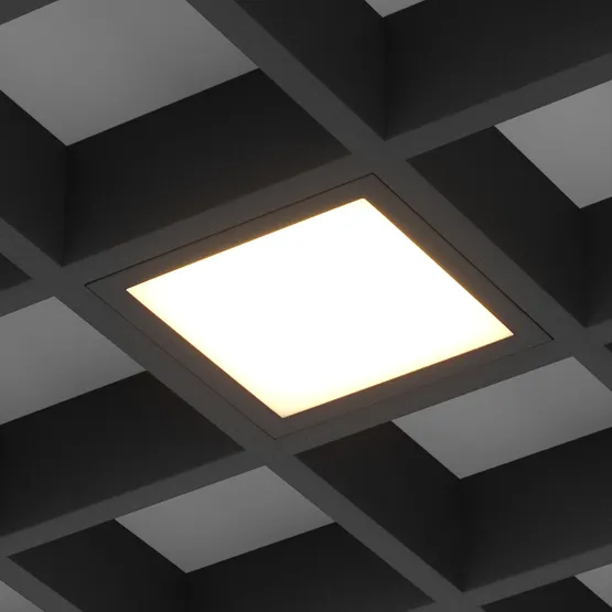 Фото #5 товара Светильник DL-GRIGLIATO-S140x140-18W Warm3000 (BK, 100 deg, 230) (Arlight, IP40 Металл, 5 лет)