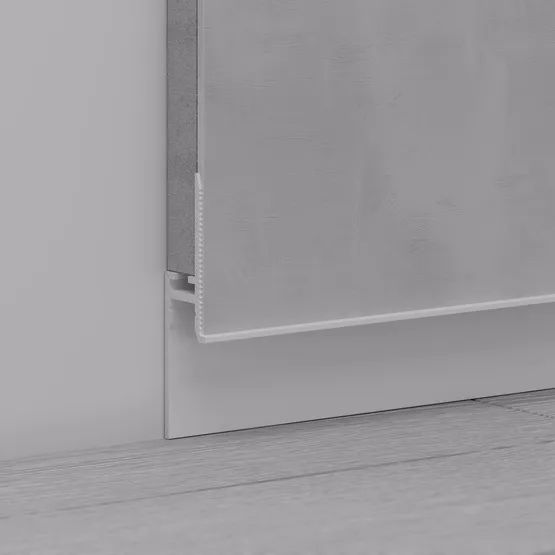 Фото #4 товара Профиль PLINTUS-FANTOM-H20-2000 WHITE (Arlight, Алюминий)