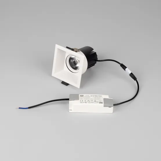 Фото #2 товара Светильник MS-FLOW-BUILT-S85x85-12W Day4000 (WH, 38 deg, 230V) (Arlight, IP20 Металл, 5 лет)