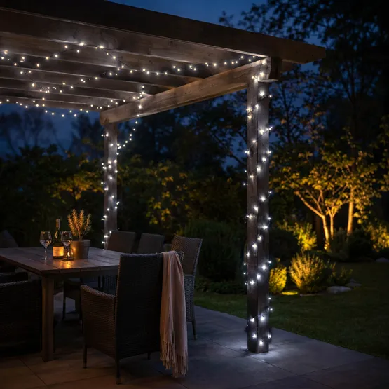 Фото #2 товара Светодиодная гирлянда Нить Смарт ARD-MOOD-CLASSIC-20000-CLEAR-200LED White (230V, 4.7W, Tuya Wi-Fi) (Ardecoled, IP65)