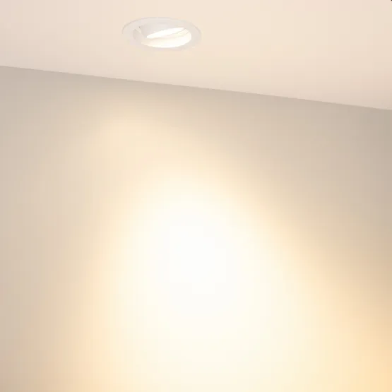 Фото #3 товара Светильник MS-VORTEX-BUILT-R90-12W Warm3000 (WH-WH, 40 deg, 230V) (Arlight, IP20 Металл, 5 лет)