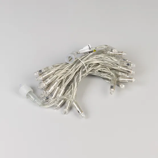 Фото #3 товара Светодиодная гирлянда ARD-STRING-CLASSIC-6000-CLEAR-40LED-LIVE RGB-SPI (12V, 26W) (Ardecoled, IP65)