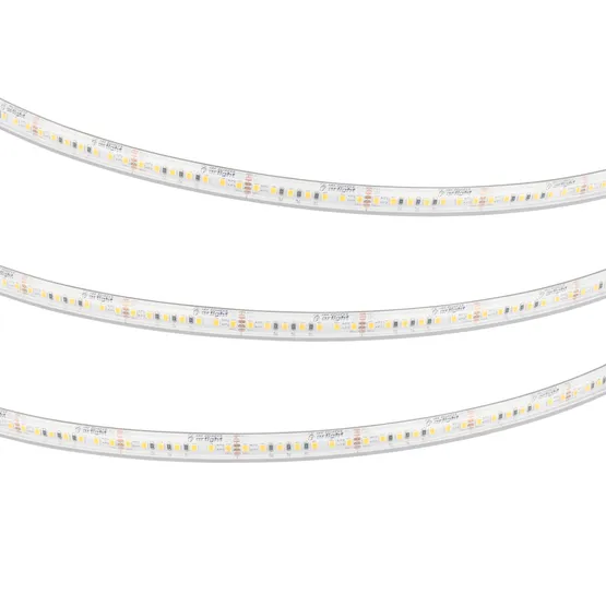 Фото #2 товара Светодиодная лента герметичная RTW-PS-A140-12mm 24V Warm3500 (4-18 W/m, IP67, 5m) (Arlight, CRI>90)