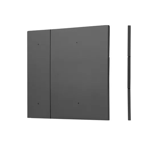 Фото товара INTELLIGENT ARLIGHT Накладка панели KNX-23-2G-SUF Dark Grey (Backlight) (IARL, IP20 Металл, 2 года)