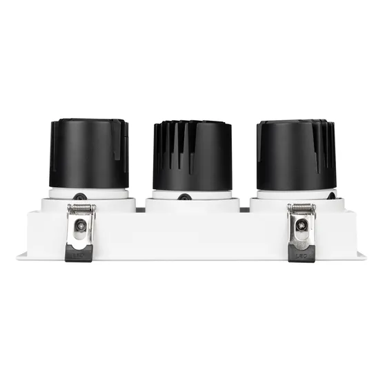 Фото #5 товара Светильник MS-FLOW-BUILT-S230x85-3x6W Warm3000 (WH, 38 deg, 230V) (Arlight, IP20 Металл, 5 лет)