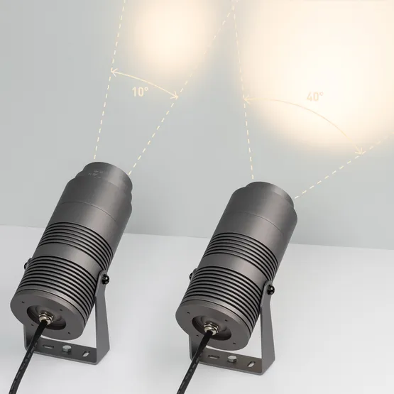 Фото #4 товара Светильник ALT-RAY-ZOOM-R75-18W Warm3000 (DG, 10-40 deg, 230V) (Arlight, IP67 Металл, 3 года)