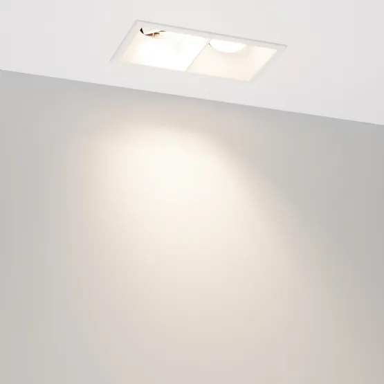 Фото #5 товара Светильник MS-FLOW-BUILT-S157x85-2x12W Day4000 (WH, 55 deg, 230V) (Arlight, IP20 Металл, 5 лет)