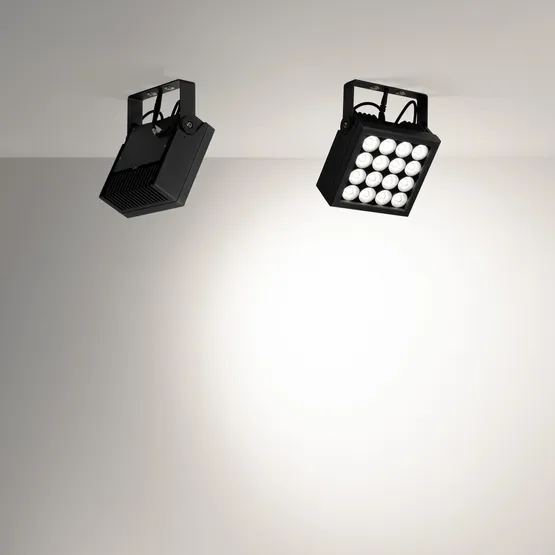 Фото #3 товара Прожектор KT-BLOCK-S220x220-50W RGBW-Day (Графит, 36 deg, 24V, DMX512) (Arlight, IP66 Металл, 3 года)