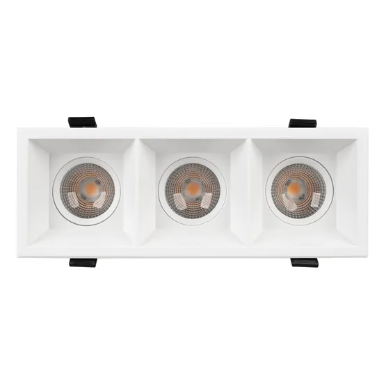 Фото #3 товара Светильник MS-FLOW-BUILT-S230x85-3x6W Warm3000 (WH, 38 deg, 230V) (Arlight, IP20 Металл, 5 лет)