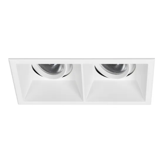 Фото #1 товара Светильник MS-FLOW-BUILT-S157x85-2x6W Warm3000 (WH, 15 deg, 230V) (Arlight, IP20 Металл, 5 лет)