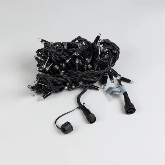 Фото #4 товара Светодиодная гирлянда ARD-STRING-PRO-10000-BLACK-100LED-STD WARM (230V, 7W) (Ardecoled, IP65)