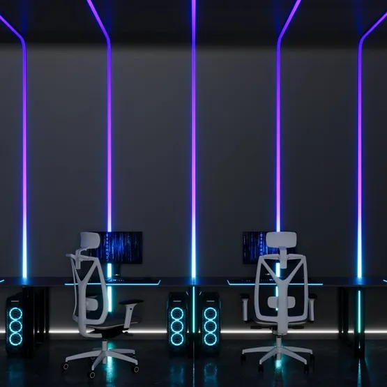 Фото #2 товара Светодиодная лента герметичная SPI STARDUST-TOP-B60-30x20mm 12V RGB (12 W/m, IP65, 5m, wire x1) (Arlight, 12 Вт/м, IP65)