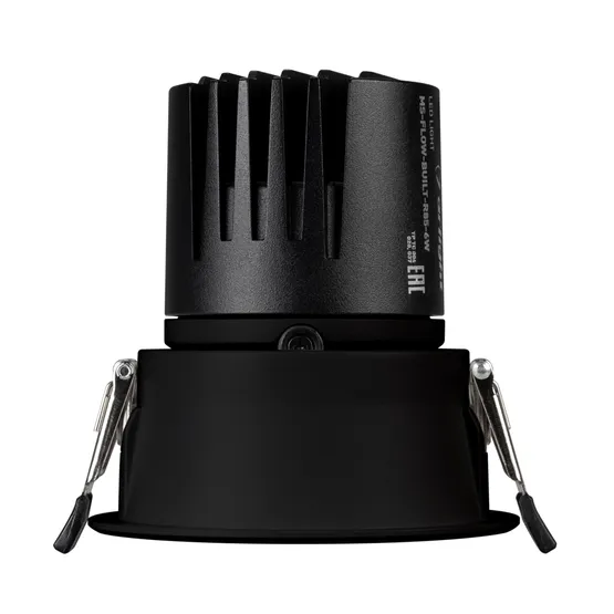 Фото #4 товара Светильник MS-FLOW-BUILT-R85-6W Day4000 (BK, 38 deg, 230V) (Arlight, IP20 Металл, 5 лет)