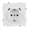 Минифото #4 товара Механизм розетки с USB зарядкой SCT-NOBE-MUCC-SFPL-WH (230V, 16A) (Arlight, -)