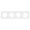 Минифото #3 товара Рамка пластиковая FRM-TENDO-PL-4-WH (Arlight, -)