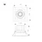 Минифото #3 товара Светильник MS-VORTEX-BUILT-S140x140-30W Warm3000 (WH-WH, 17 deg, 230V) (Arlight, IP20 Металл, 5 лет)