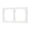 Минифото #1 товара Рамка пластиковая FRM-NOBE-SFPL-2-WH (Arlight, -)