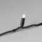 Минифото #2 товара Светодиодная гирлянда ARD-STRING-CLASSIC-20000-BLACK-200LED-MILK-SYNC RGB (230V, 13W) (Ardecoled, IP65)